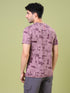 Men Jacquard Slim Fit Crew Neck T-shirt with DOUBLE COOL