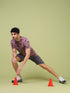 Men Jacquard Slim Fit Crew Neck T-shirt with DOUBLE COOL