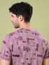 Men Jacquard Slim Fit Crew Neck T-shirt with DOUBLE COOL