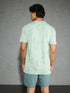 Men Jacquard Slim Fit Crew Neck T-shirt with DOUBLE COOL