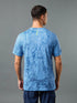 Men Jacquard Slim Fit Crew Neck T-shirt with DOUBLE COOL
