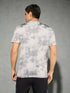 Men Jacquard Slim Fit Crew Neck T-shirt with DOUBLE COOL