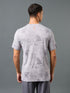 Men Jacquard Slim Fit Crew Neck T-shirt with DOUBLE COOL