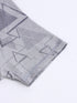 Men Jacquard Slim Fit Crew Neck T-shirt with DOUBLE COOL