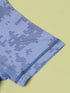 Men Jacquard Slim Fit Crew Neck T-shirt with DOUBLE COOL