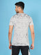Men Jacquard Slim Fit Crew Neck T-shirt with DOUBLE COOL