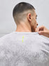 Men Jacquard Slim Fit Crew Neck T-shirt with DOUBLE COOL