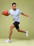 Men Jacquard Slim Fit Crew Neck T-shirt with DOUBLE COOL