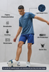 Men Jacquard Slim Fit Crew Neck T-shirt with DOUBLE COOL