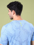 Men Jacquard Slim Fit Crew Neck T-shirt with DOUBLE COOL