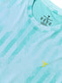 Men Jacquard Slim Fit Crew Neck T-shirt with DOUBLE COOL