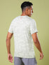 Men Jacquard Slim Fit Crew Neck T-shirt with DOUBLE COOL