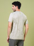 Men Jacquard Slim Fit Crew Neck T-shirt with DOUBLE COOL