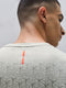 Men Jacquard Slim Fit Crew Neck T-shirt with DOUBLE COOL