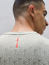 Men Jacquard Slim Fit Crew Neck T-shirt with DOUBLE COOL