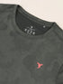 Men Jacquard Slim Fit Crew Neck T-shirt with DOUBLE COOL