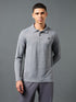 Men Solid Slim Fit Polo T-shirt with DOUBLE COOL