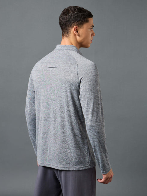 Men Solid Slim Fit Polo T-shirt with DOUBLE COOL