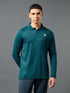 Men Solid Slim Fit Polo T-shirt with DOUBLE COOL