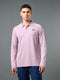 Men Solid Slim Fit Polo T-shirt with DOUBLE COOL