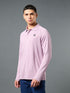 Men Solid Slim Fit Polo T-shirt with DOUBLE COOL