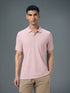 Men Solid Slim Fit Polo T-shirt with MATPIQ
