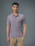 Men Solid Slim Fit Polo T-shirt with MATPIQ