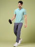 Men Solid Slim Fit Polo T-shirt with MATPIQ