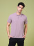 Men Solid Slim Fit Polo T-shirt with MATPIQ