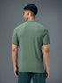 Men Solid Slim Fit Polo T-shirt with MATPIQ