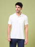 Men Solid Slim Fit Polo T-shirt with MATPIQ