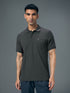Men Solid Slim Fit Polo T-shirt with MATPIQ