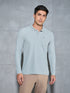 Men Solid Slim Fit Polo T-shirt with MATPIQ