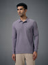 Men Solid Slim Fit Polo T-shirt with MATPIQ