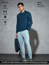 Men Solid Slim Fit Polo T-shirt with MATPIQ