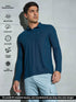 Men Solid Slim Fit Polo T-shirt with MATPIQ