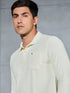 Men Solid Slim Fit Polo T-shirt with MATPIQ