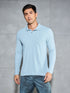 Men Solid Slim Fit Polo T-shirt with MATPIQ