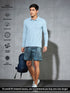 Men Solid Slim Fit Polo T-shirt with MATPIQ