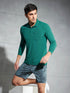 Men Solid Slim Fit Polo T-shirt with MATPIQ