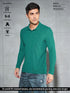 Men Solid Slim Fit Polo T-shirt with MATPIQ