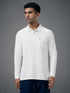 Men Solid Slim Fit Polo T-shirt with MATPIQ