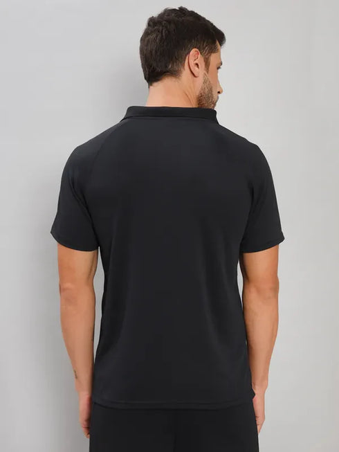 Men Colorblock Slim Fit Polo T-shirt with TECHNO COOL+