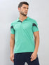 Men Colorblock Slim Fit Polo T-shirt with TECHNO COOL+