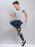 Men Colorblock Slim Fit Polo T-shirt with TECHNO COOL+