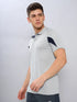 Men Colorblock Slim Fit Polo T-shirt with TECHNO COOL+