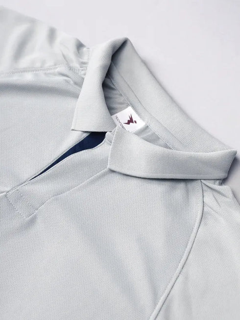 Men Colorblock Slim Fit Polo T-shirt with TECHNO COOL+