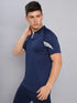 Men Colorblock Slim Fit Polo T-shirt with TECHNO COOL+