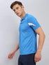 Men Colorblock Slim Fit Polo T-shirt with TECHNO COOL+