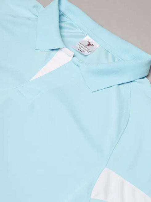 Men Colorblock Slim Fit Polo T-shirt with TECHNO COOL+